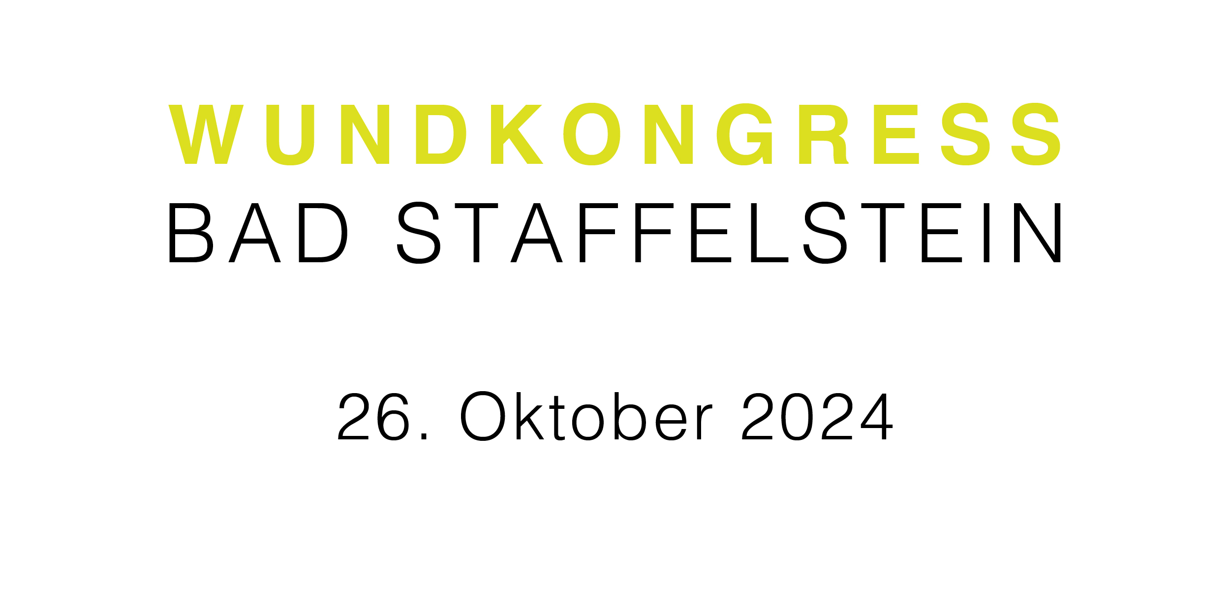 Wundkongress Bad Staffelstein